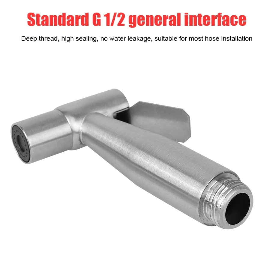 Description Picture 6 of itemHandheld Hand Bidet faucet For Bathroom hand sprayer shower head Bidet sprayer set For toilet Stainless Steel self cleaning