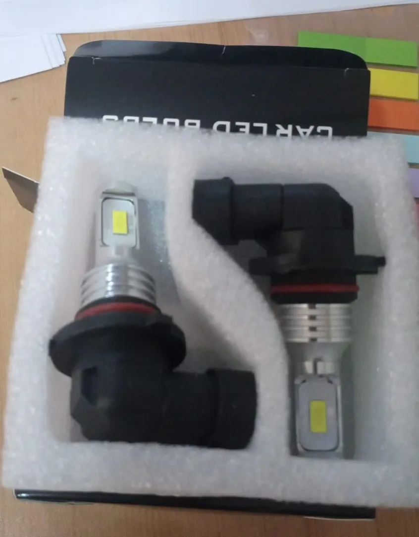 2Pcs Car HB3 LED Bulbs 9005 9006 HB4 Headlight Fog Bulb Lamp Light 6000K White Automotive Fog Lights Turbo Mini Lamp Headlights photo review