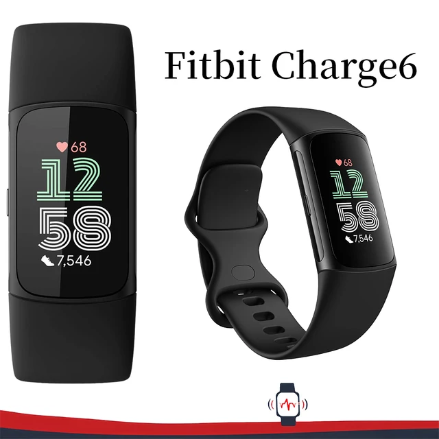Fitbit Charge 6 Smart Fitness Tracker with ECG,Heart Rate,SpO2,GPS,Sleep Stress Monitor, Waterproof Watch for Running & Swimming 1