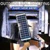 30000LM Super Bright Solar Street Light Outdoor 598 LEDs Solar Motion Sensor and Remote Control LED Flood Lamp for Garden Street 4