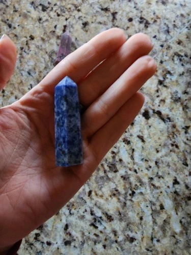 Dark Blue Apatite Stone photo review