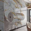 Imitation tile self-adhesive marble waterproof PVC wall stickers for living room kitchen bedroom decoration stickers 2