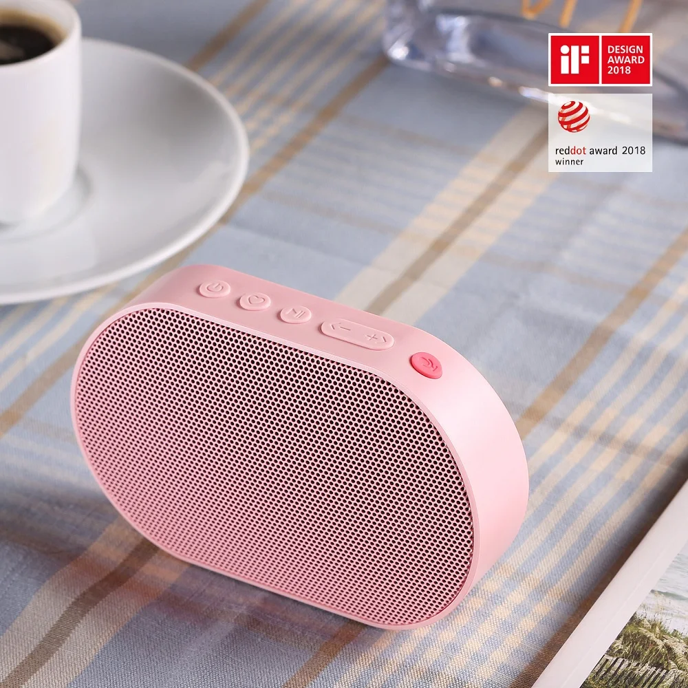 Rose - enceinte Bluetooth E2 10W, parleur puissant et Portable, sans fil,  WIFI, Bluetooth, 15H d'autonomie de