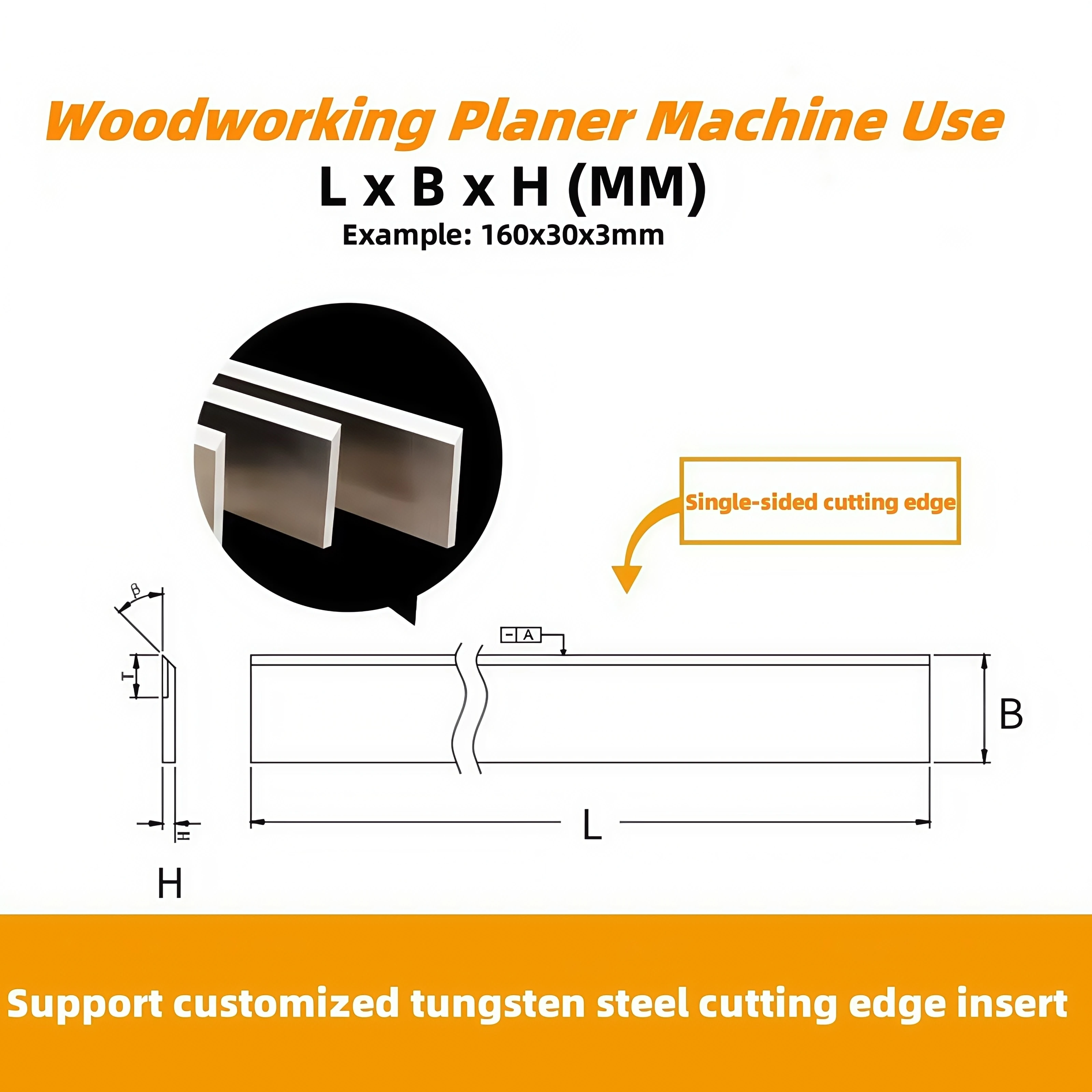 6 Pieces Susemihl / Planer Knife HSS 260 X 18 X 3 Mm