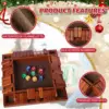 Shut The Box Dice Game,2-4 Player Family Wooden Board Table Math Games for Adults and Kids,Classroom,Home,Party 4