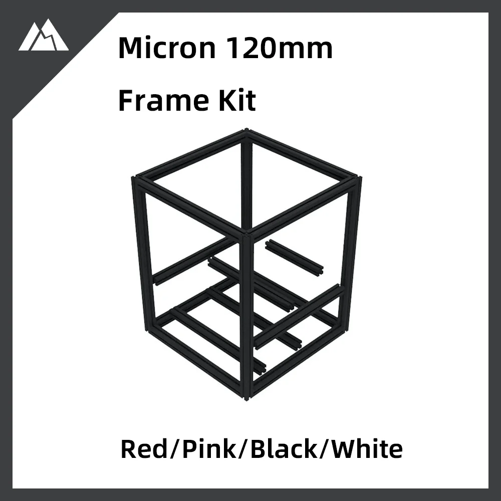 Micron Kit Quadro de Impressora 3d Voron Micron Quadro Preto Rosa Vermelho Branco 1515 Conjunto Extrusão