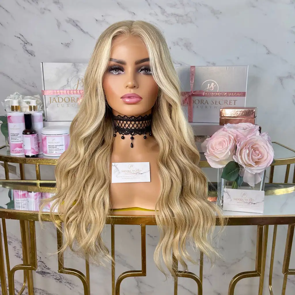 

Высококачественные бразильские волосы, дневные светлые, кремовые, хайлайтеры, парики из человеческих волос на полной сетке, 13x6, парик без клея на сетке спереди, HD, отбеленные узлы