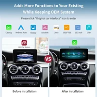 Wireless Carplay/Android Auto 12.3'' Touch screen Multimedia for Mercedes Benz NTG5.0 GLA CLA GLC W205 W176 C117 X156 W212 W167 - Image 2