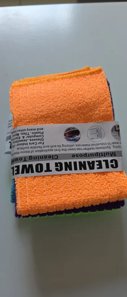 Pano Microfibra Automotiva Flanela Anti-risco 30x30 (5 Uni) - Neverdie Store photo review