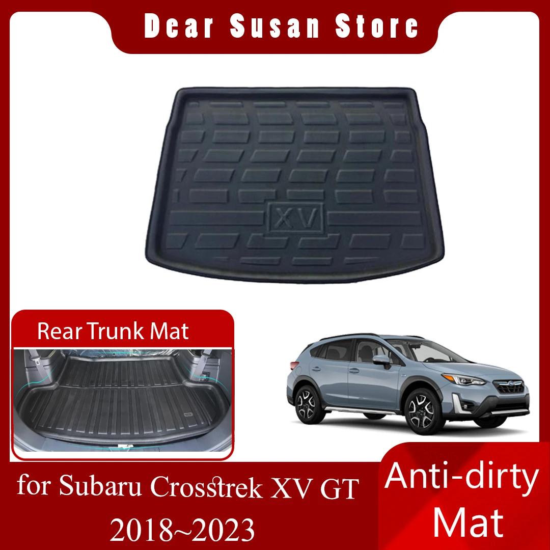 

Car Rear Trunk Mat for Subaru Crosstrek XV GT 2018~2023 2019 2020 Panel Liner Luggage Tray Pad Boot Carg Cover Custom Accessorie