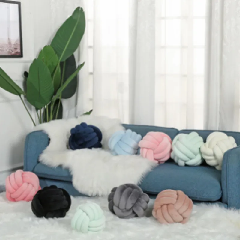 Plush Toys 20/27cm Soft Knot Ball Cushion