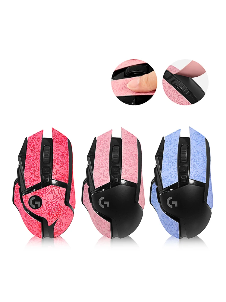 Adesivo Per Mouse Adesivo Antiscivolo Per Mouse Per Logitech G502 Hero Gaming Mouse Stampato Full / Half Cover