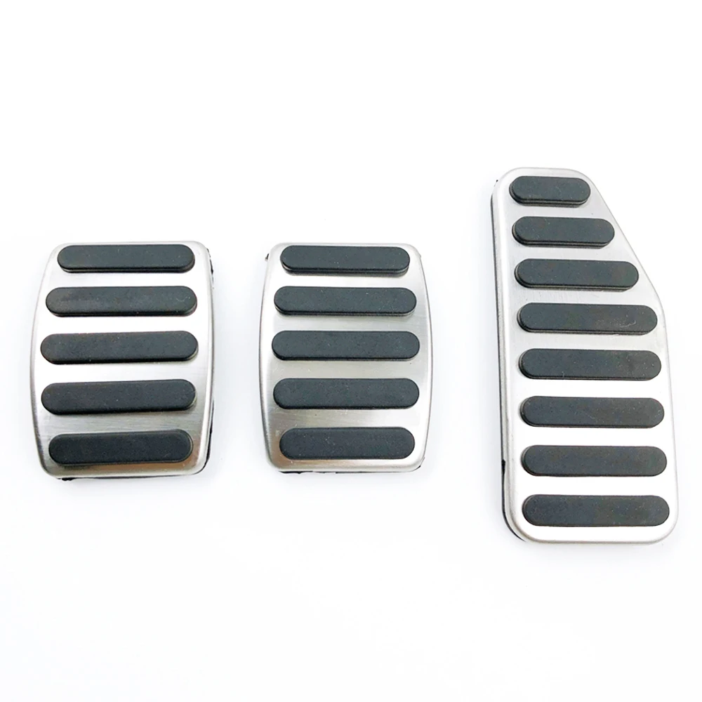 AT MT Car Foot Pedals For Suzuki Lapin Spiano 2015 Stainless Steel Gas Brake Pedal Cover Pads