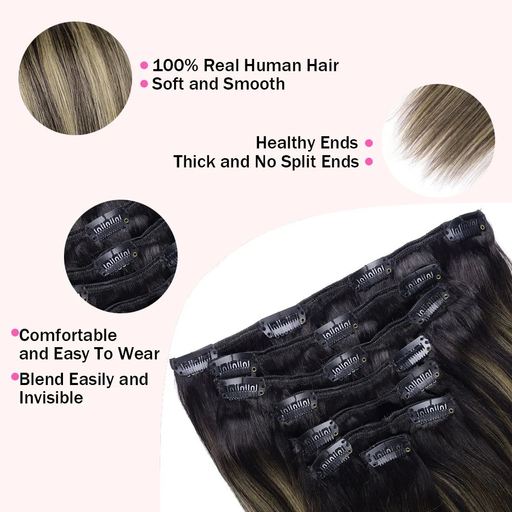 Balayage ڿ  Ȳ ݹ Ŭ Ӹ Ȯ  ΰ Ӹī Ȯ 7PCS Ӹ Ȯ Ŭ ΰ Ӹī