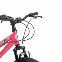Vélo pour enfants de 20 pouces pour filles et garçons, dérailleur à 6 vitesses, VTT pour les 6-10 ans, freins en V, selle réglable en hauteur, rose 7