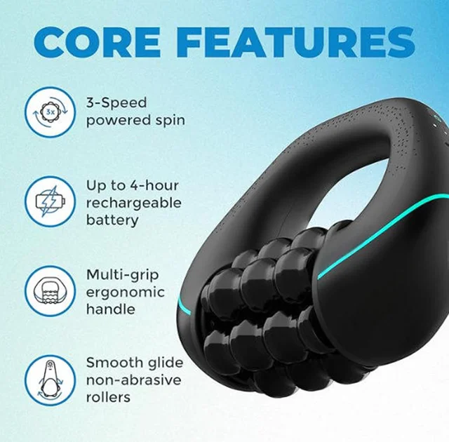 Deep tissue massage gun for muscle recovery and neck relief