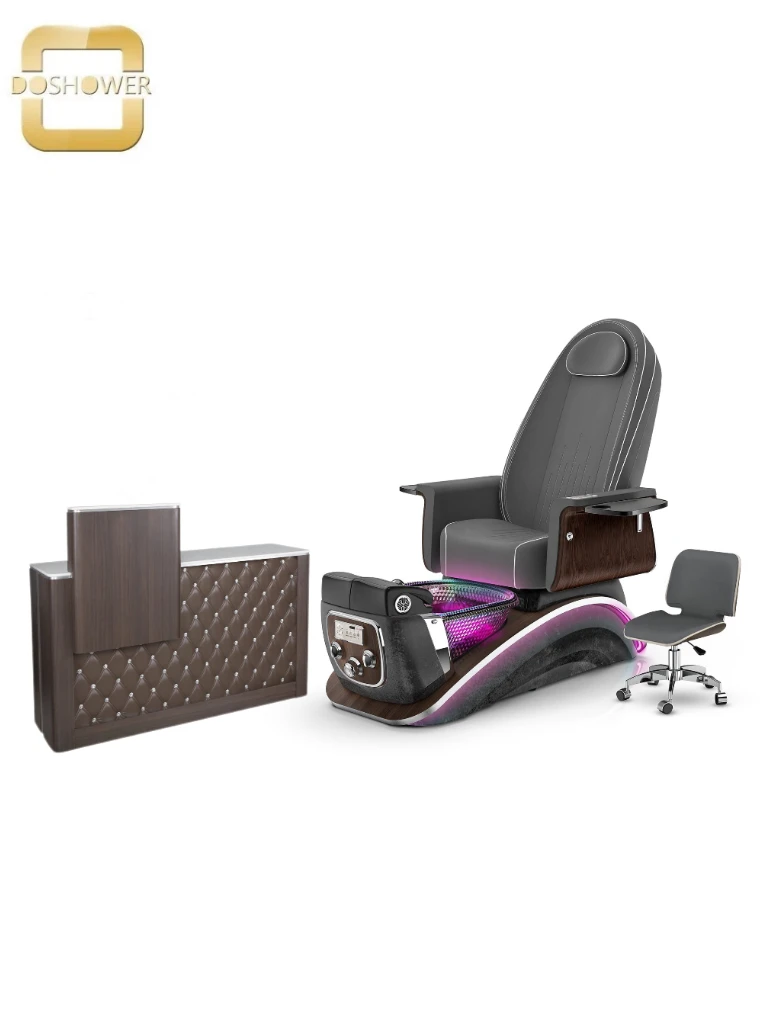 Dark Beige Premium Spa Pedicure Chair for Disposable Overflow Pedicure Jet Liners of Chair Seat Covers