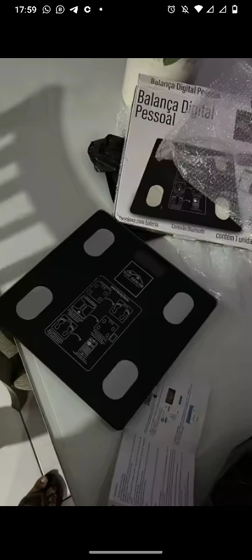 Balança Corporal Bioimpedância Profissional Bluetooth - Neverdie Store photo review