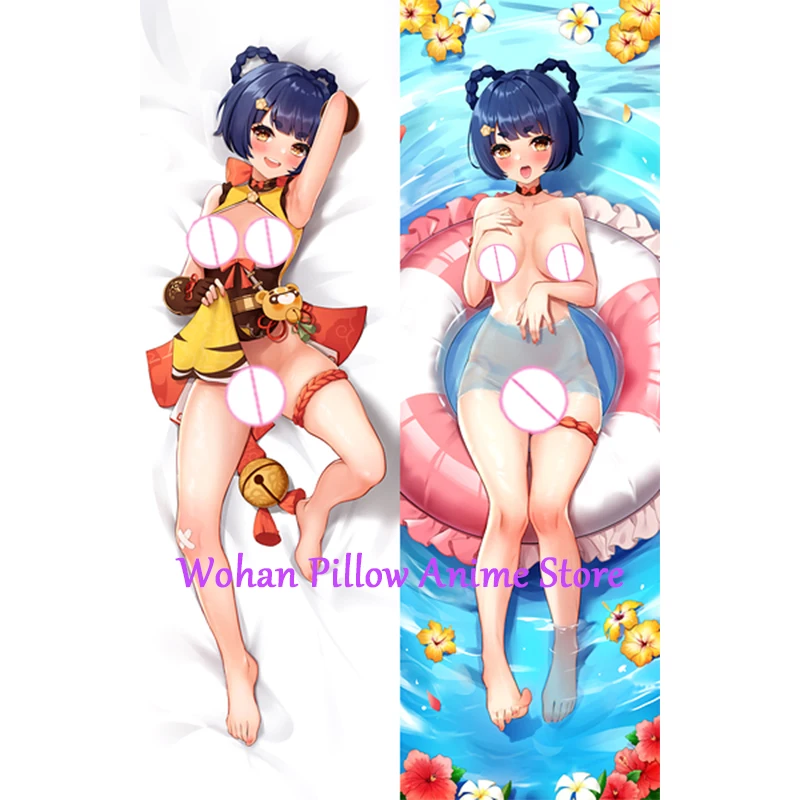 

Dakimakura Anime Pillow Cover Xiangling Double Sided Print Life-size Halloween Christmas Decoration