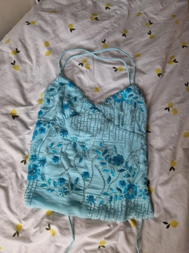 Y2K Fashion Sequin Camisole - Deep V-Neck Backless Summer Top photo review