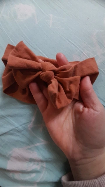 Cute Floral Nylon Baby Headband photo review