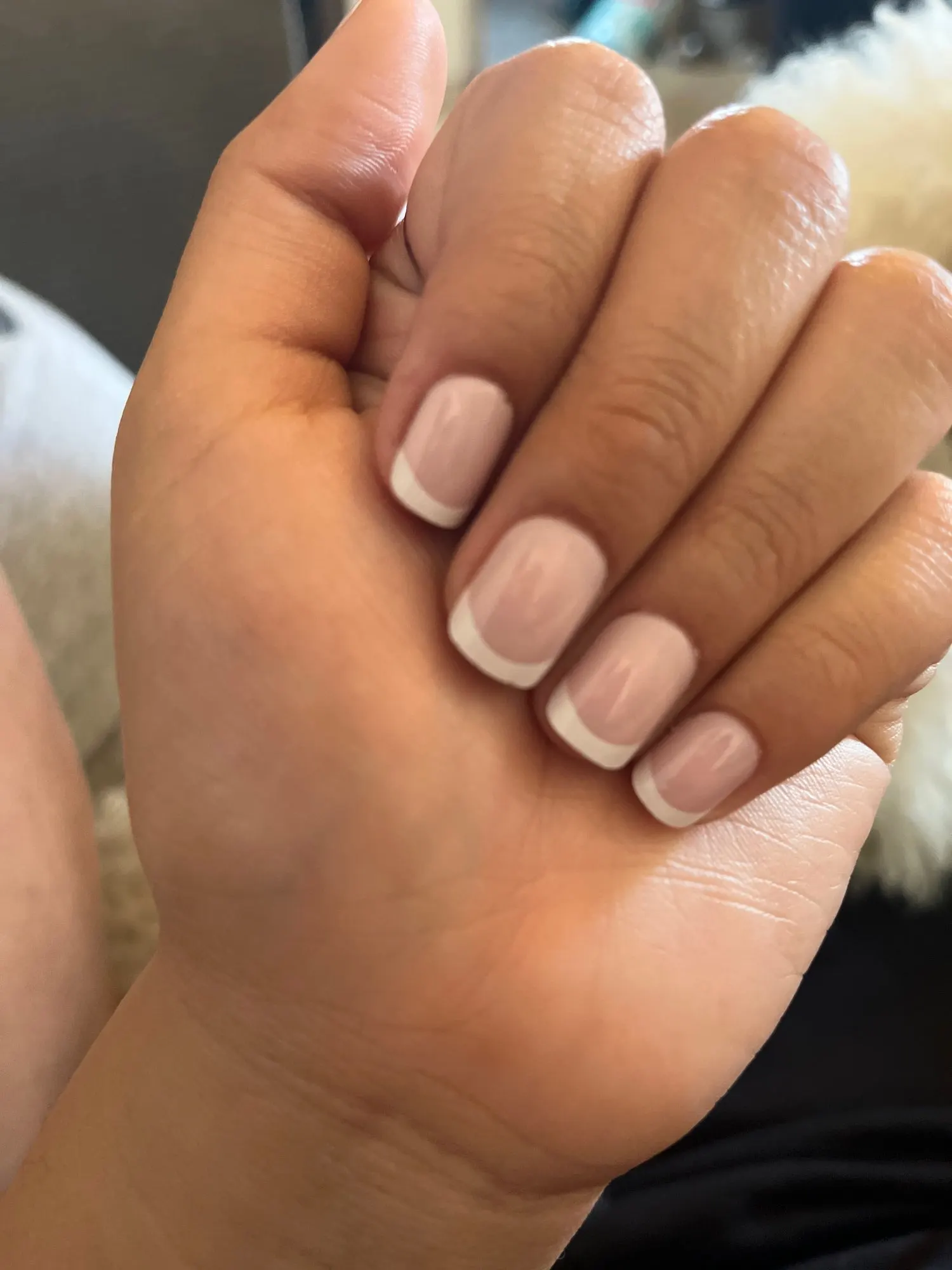 24 Square Short Fake Nails +1 Nail File +1 Piece of Jelly Glue photo review