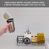 Self-draining Sink Shelf Stainless Steel Kitchen Sink Caddy Drain Rack Soap Sponge Holder for Kitchen Sink Organizer 5