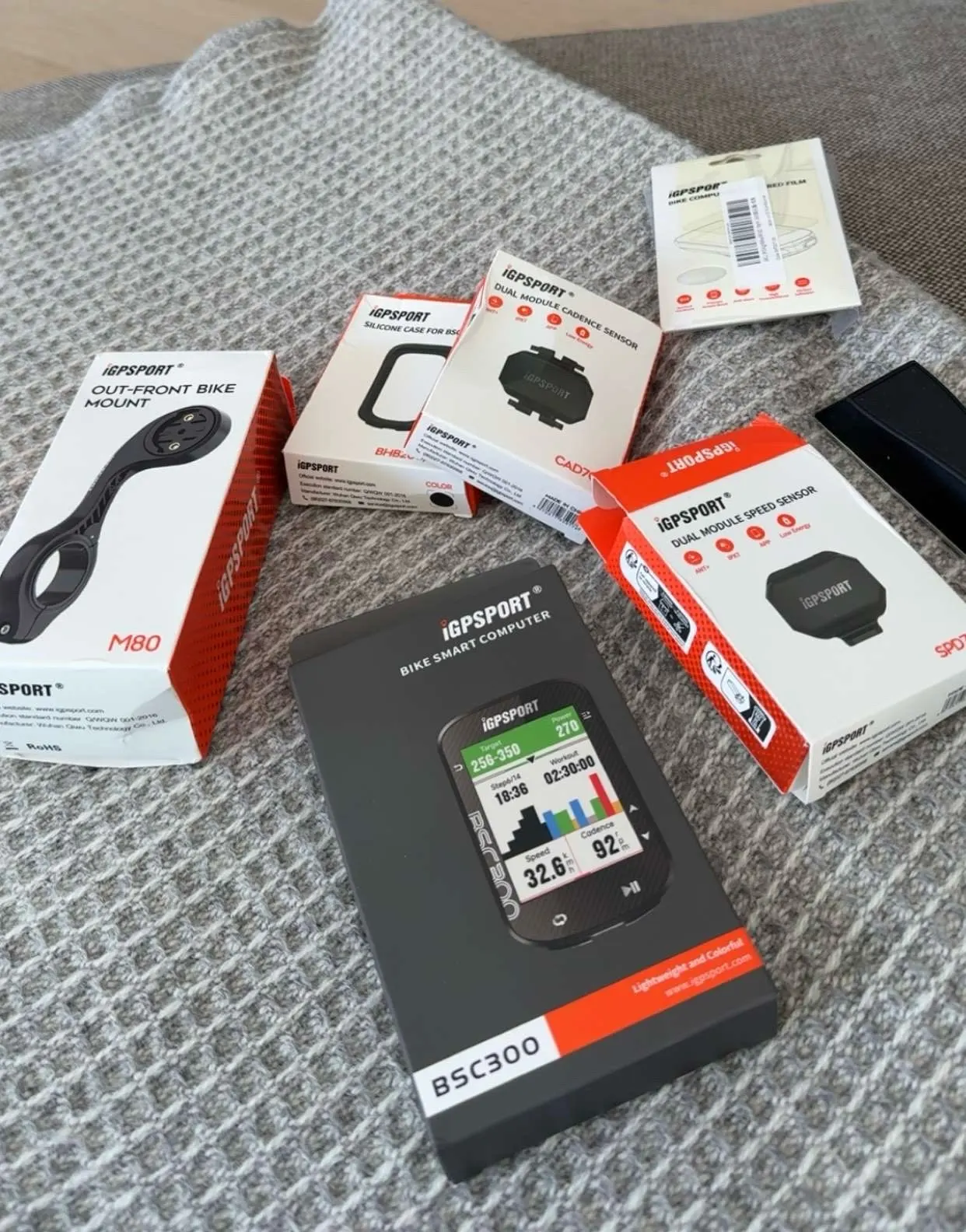 iGPSPORT BSC300 Bike Computer GPS Cycling Global Map Navigation