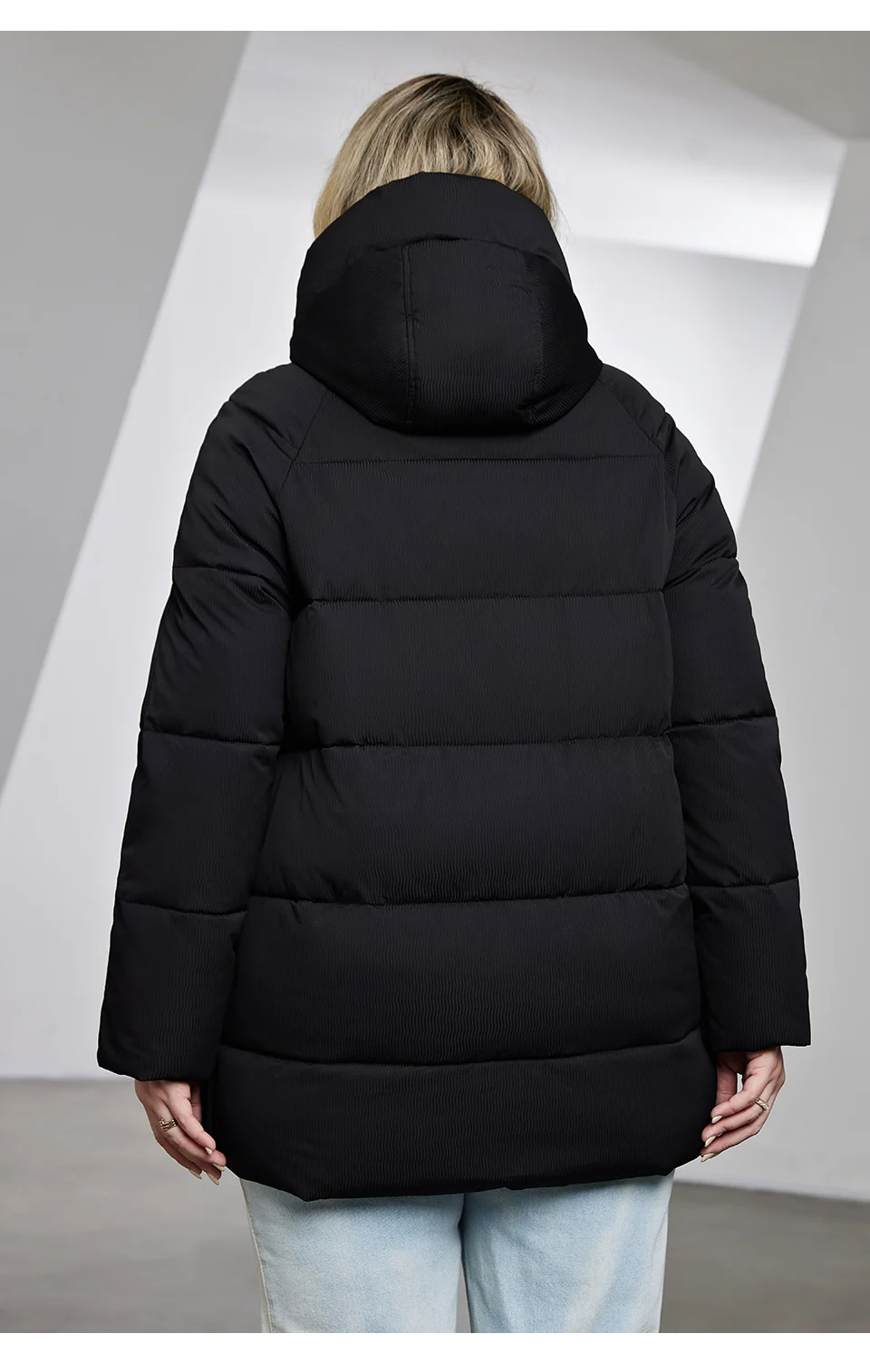 Astrid Women's Jacket Winter 2023 Plus Size Women Parka Contrast Warm Down Jackets Hooded Quilted Cotton Coat Female Clothing