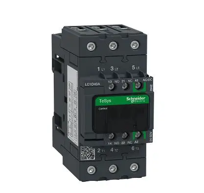 

LC1D40ABD новая модель LC1D40ABNE контактор, TeSys Deca, 3P(3 NO), AC-3/AC-3e, от 0 до 440 В, 40A, от 24 до 60 В переменного тока/катушка постоянного тока, EverLink
