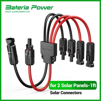 Connettori solari per 2 pannelli solari, divisori per connettori per pannelli solari impermeabili IP68