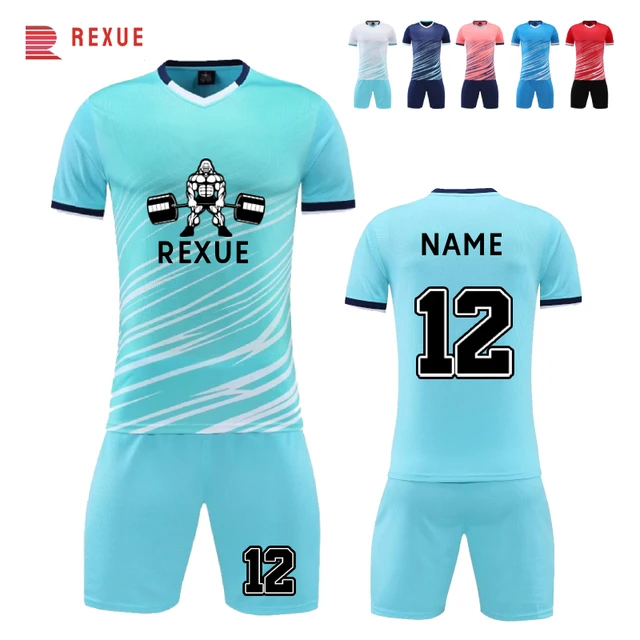 Camisetas del equipo de fútbol para hombre y niño, camisa de baile  personalizada de manga corta, uniforme de fútbol, Camiseta deportiva, 23 -  AliExpress