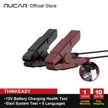 Thinkeasy-probador de batería de vehículo, herramientas de diagnóstico de coche, Bluetooth, 12V, 2000CCA, prueba de batería, carga, Cricut
