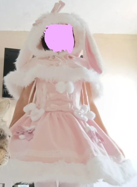 Fluffy Bunny Dress - Sweet Lolita Aesthetic photo review