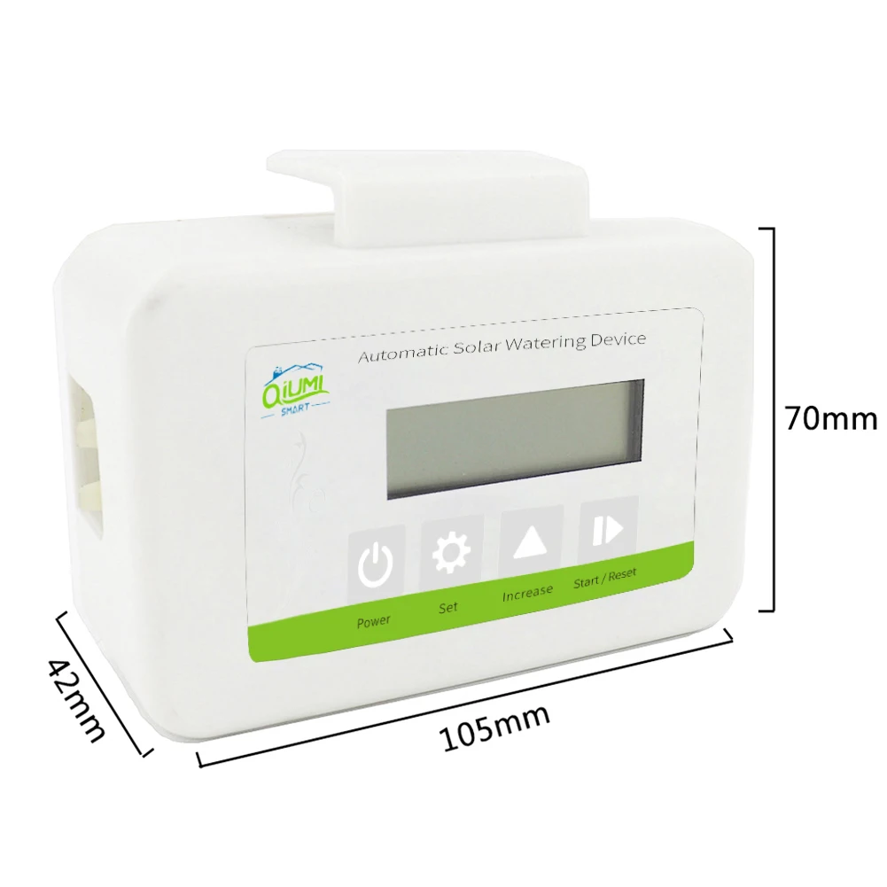 Qiumi Garden Water Controller, Lawn, garden flowers, balcony watering controller Smart Irrigation for Home Garden Solar power