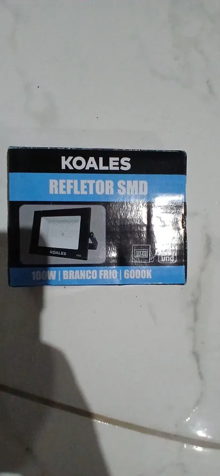 Refletor Led 100w Holofote Bivolt Prova Dágua Luz Branco Forte photo review