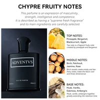 100ML 3.4FL.OZ Eau De Parfum Spray pour hommes, Parfum fruité et fumée longue durée pour Hombre frais toute la journée 3