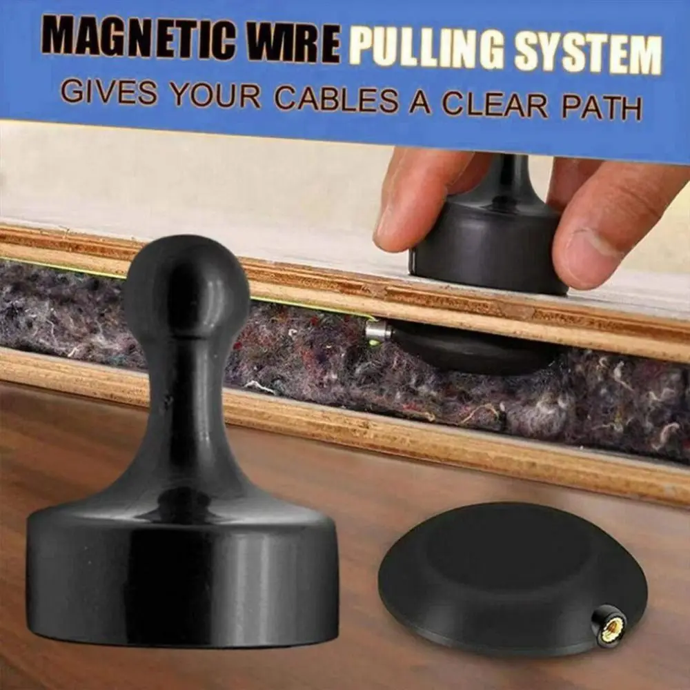 Professional Wiremag Puller Magnetic Cable Pulling System Wall Wire Fishing  Guide Tool Garden Repair Threader Easy Use Hand Tool