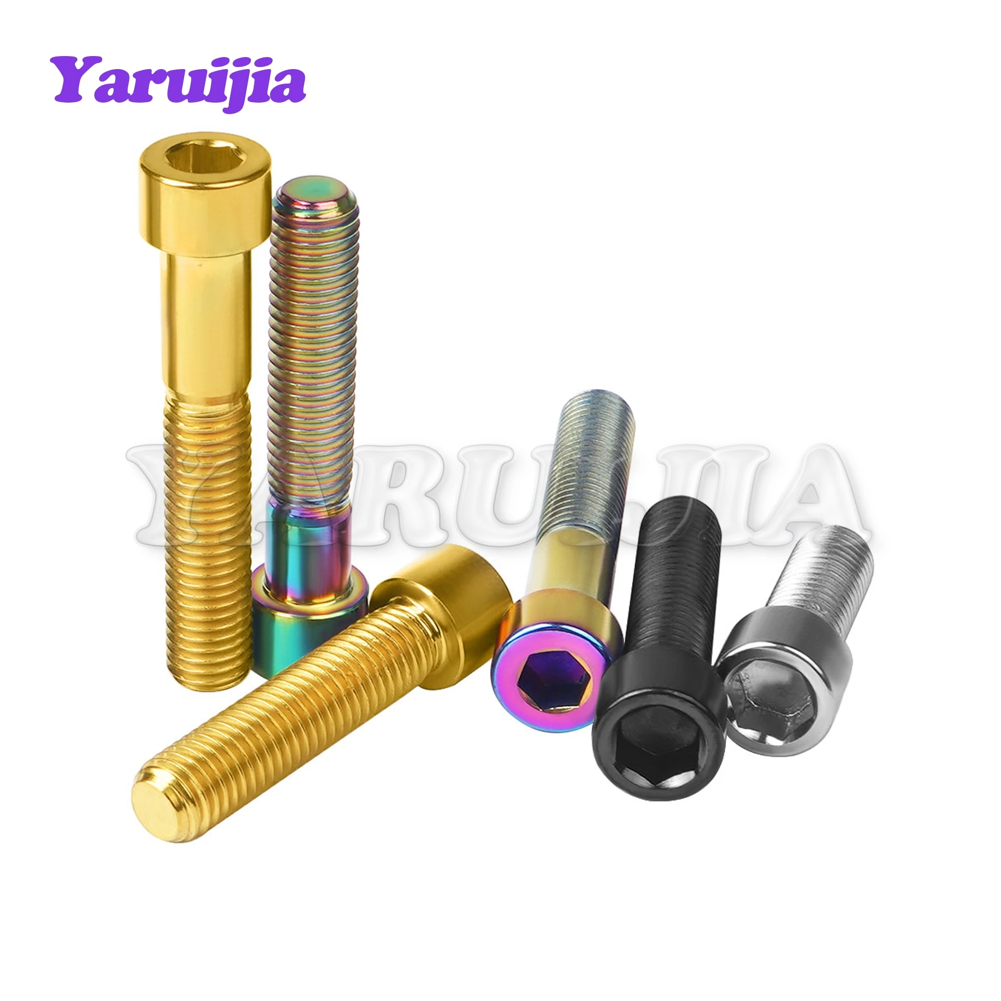 yaruijia parafuso de titanio para bicicleta stem parafusos 05