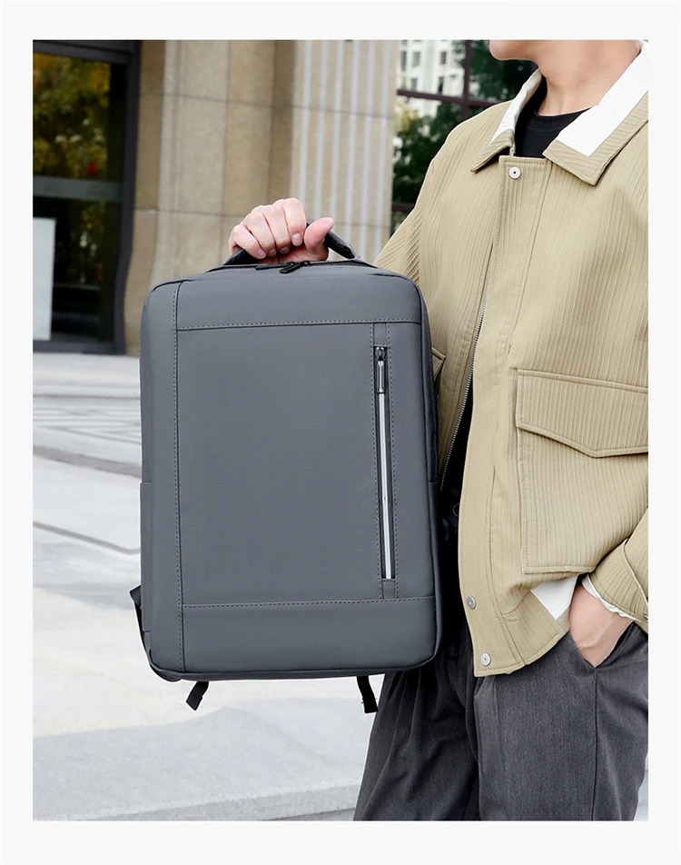 Minimalist Business Waterproof Backpack Unisex USB Charging Large Capacity Laptop Bag Multifunctional Stylish Travel Backpack Sc