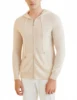 LONGMING Sweater Men's Cardigan Hoodies 100% Merino Wool 2023 Fall Winter Warm Long Sleeve Zip Sweatshirt Sport Hooded Jacket 2