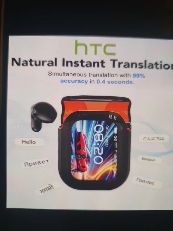 HTC NE40 AI Translator Earbuds | Bluetooth 5.3 Sports Headphones photo review