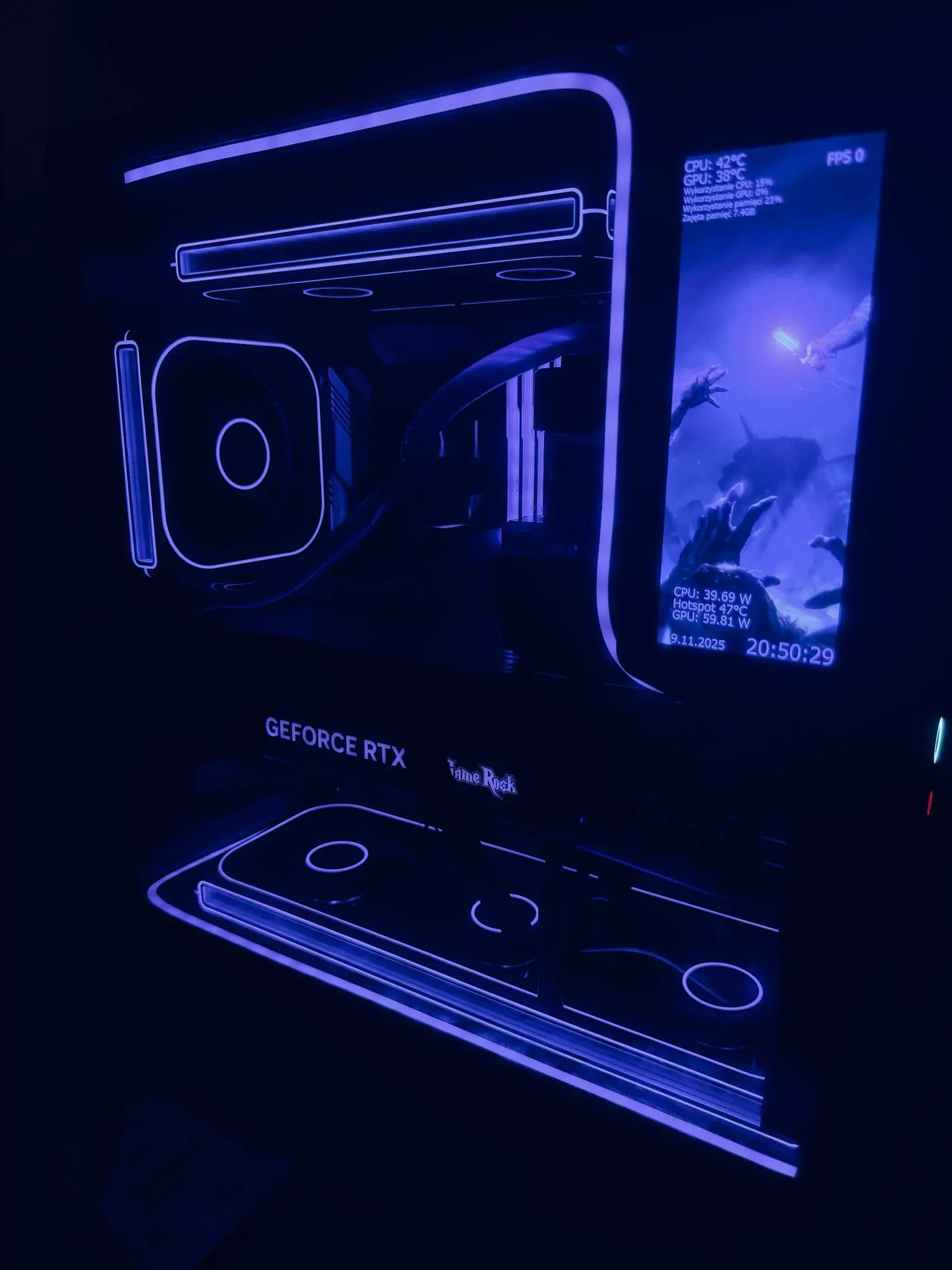 JONSBO ZA-120/240/360 Case Cooling Fan ARGB 12cm Connected Building Block Fan PWM Silent Chassis Fan photo review