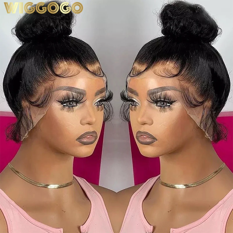 

Wiggogo 40 Inch 360 Full Lace Wig Bone Straight 13x6 Hd Lace Frontal Wig 30 Inch 5x5 Closure Wig 13X4 Lace Front Human Hair Wigs