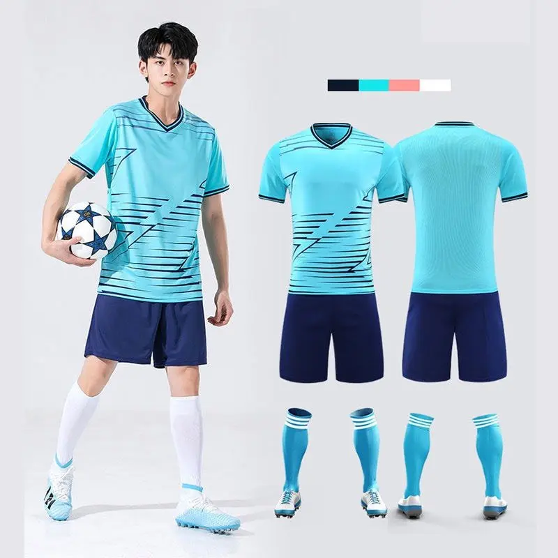 Children Adult Football Jerseys Boys Soccer Clothes Sets Kid Soccer