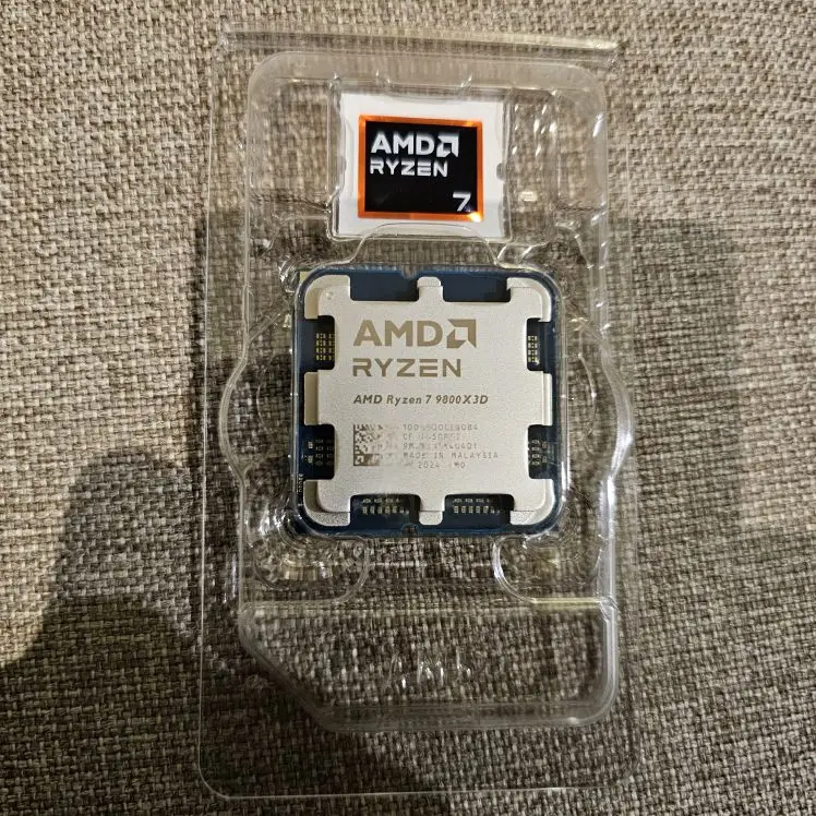 Brand+】AMD R7 9800X3D Ryzen™ 7 9800X3D New Processor , 8C/16T