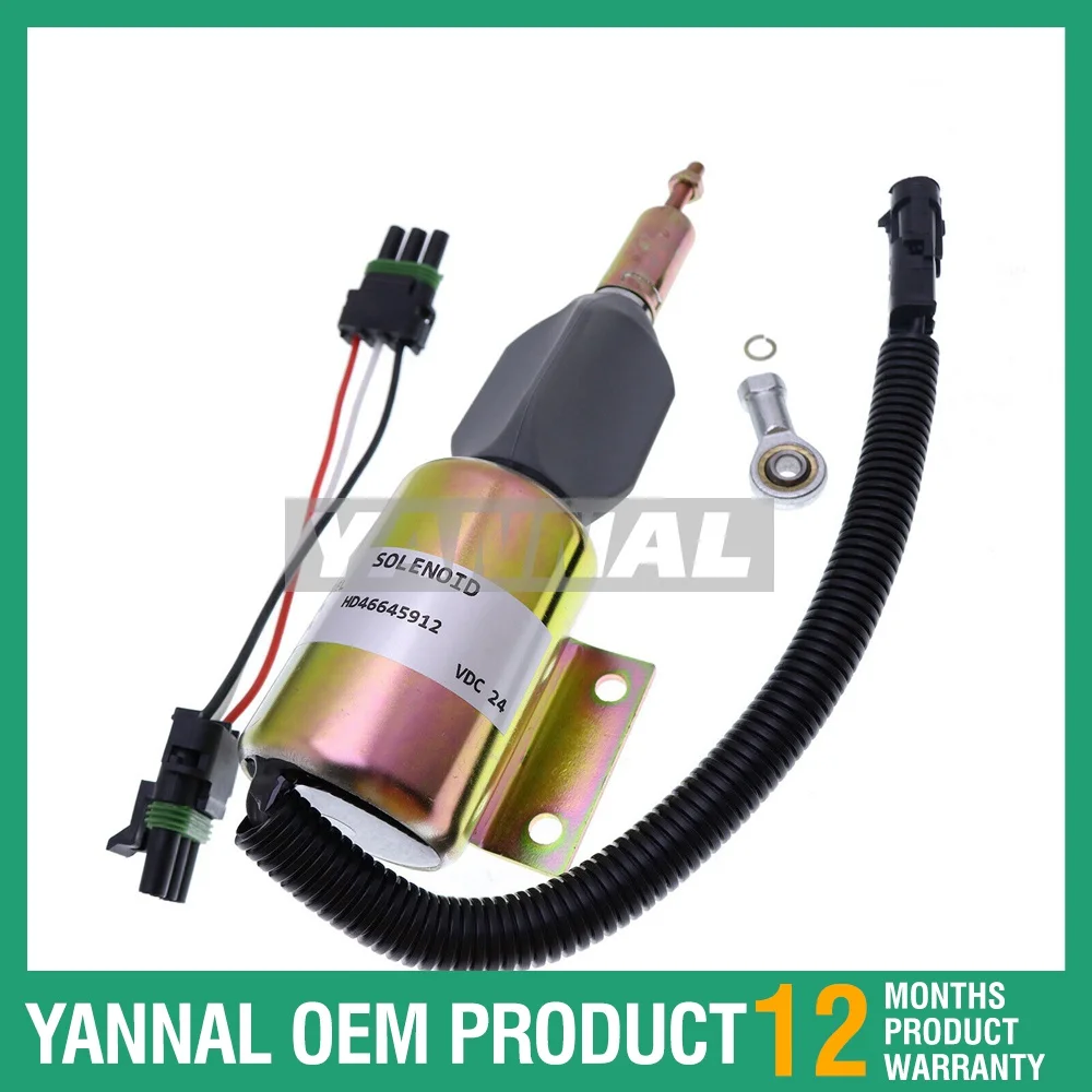 

High Quality After Market Part 24V Fuel Shutoff Solenoid for John Deere Loaders 624H 670C 670CH 672CH