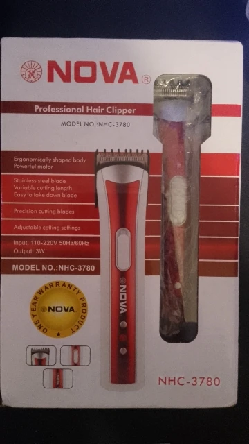 Máquininha De Cortar Cabelo e/ou Barbeador Portátil Aparador Barba 3915 bivolt Recarregável-ENVIO IMEDIATO PARA TODO BRASIL photo review