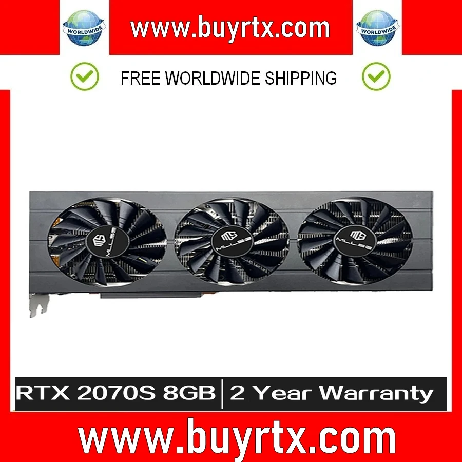 Scheda Grafica Rtx 2070 Super 8G Placa De Video Gaming Usata Scheda Video Di Gioco Rgb Gddr6 A 256Bit Per Pc Nvidia Geforce Pci-E 3.0 X16