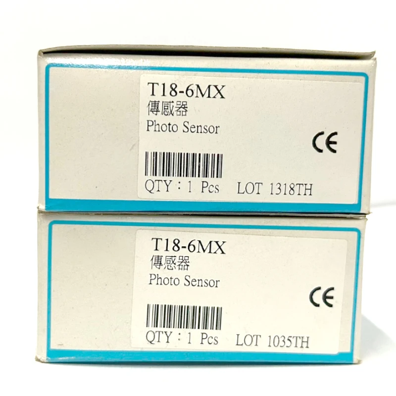 

T18-6MX Thru Beam M18 NO Ultra Short Ttubular Type Photoelectric Switch Sensor New Original